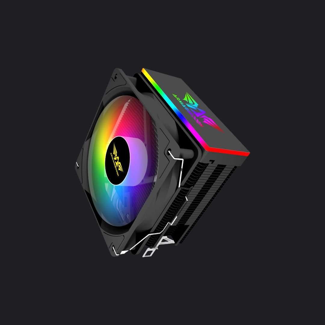 Armaggeddon Blizzard 2 ARGB CPU Cooler - Black