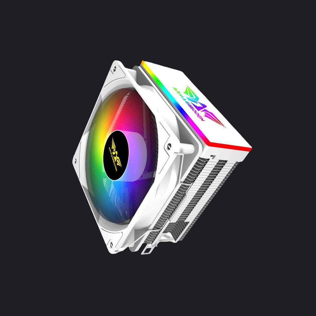 Armaggeddon Blizzard 2 ARGB CPU Cooler - White