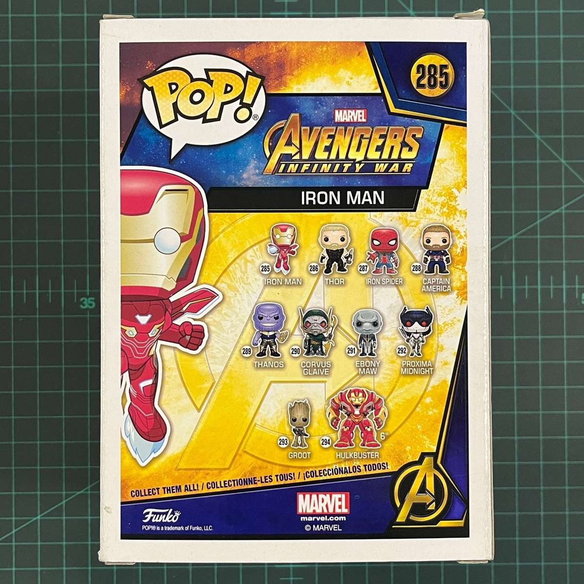 Iron Man | #285 | Avengers Infinity War | Funko Pop | Collectible | Toy | In DMG Box