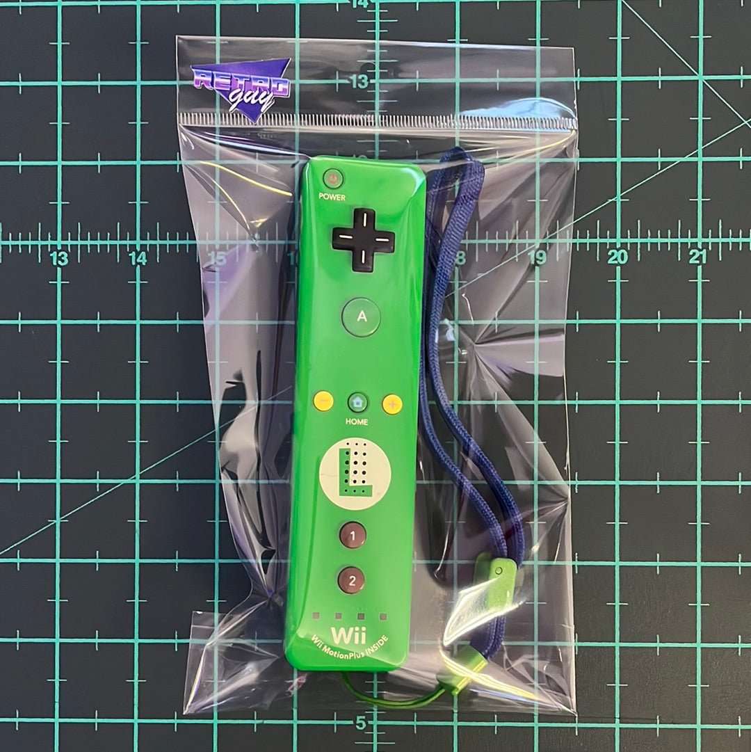 Luigi Wii Motion Plus Controller | Controller | Nintendo Wii | Wii | Green/Blue | Accessories | Used