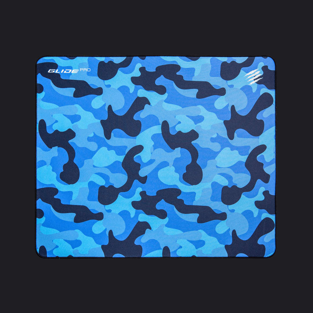 Mad Catz G.L.I.D.E. Pro Camo Gaming Mouse Pad - Blue