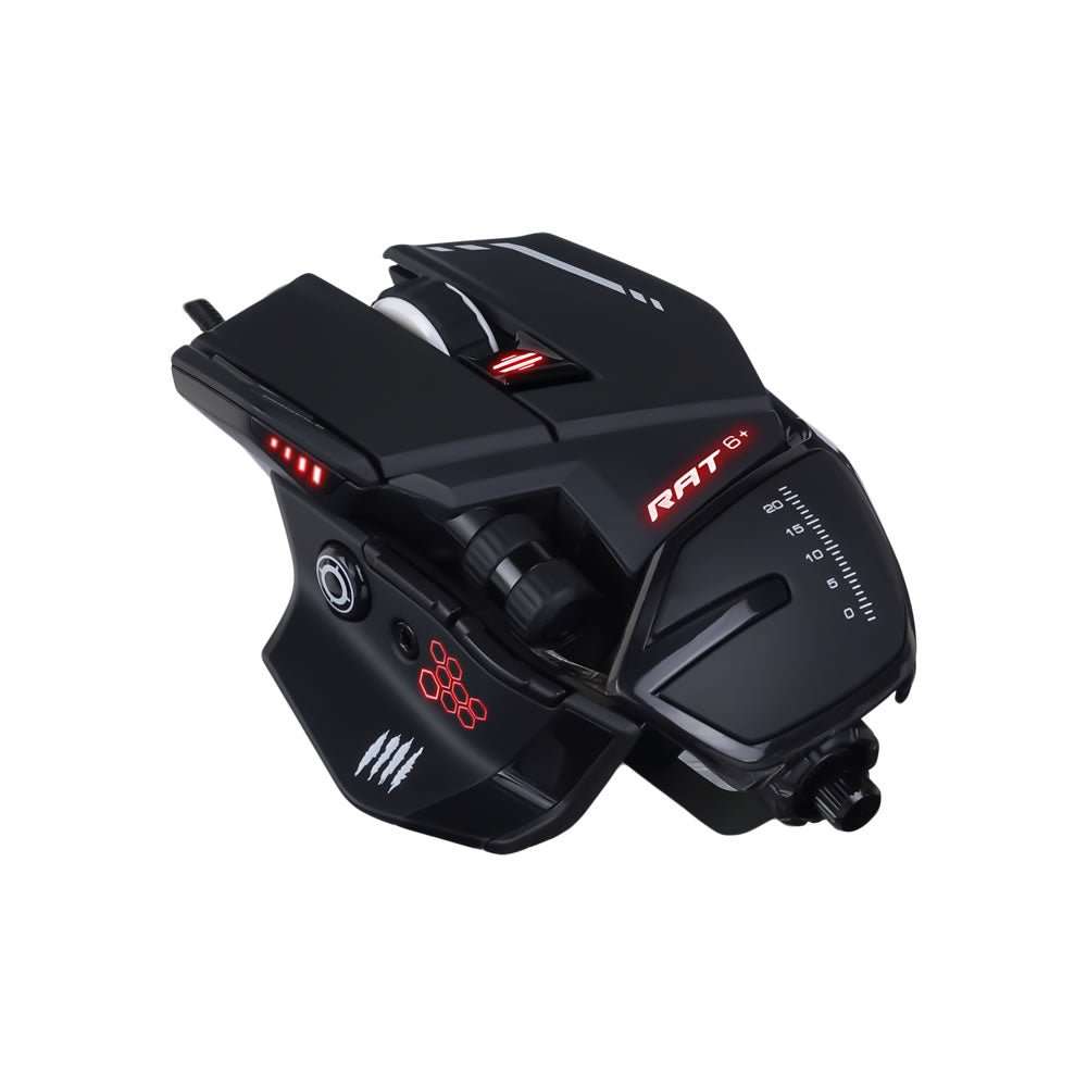 Mad Catz R.A.T. 6+ Wired Optical Gaming Mouse - Black
