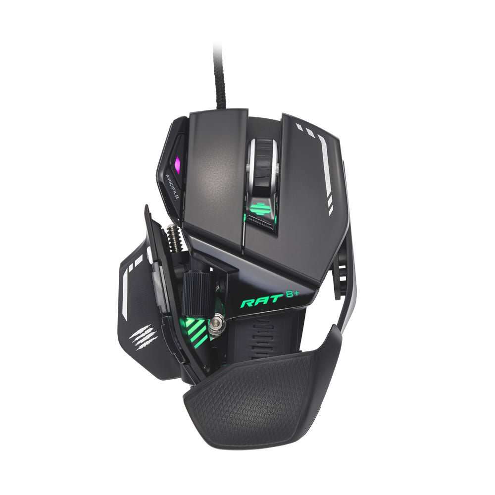 Mad Catz R.A.T. 8+ Wired Fully Adjustable Gaming Mouse - Black