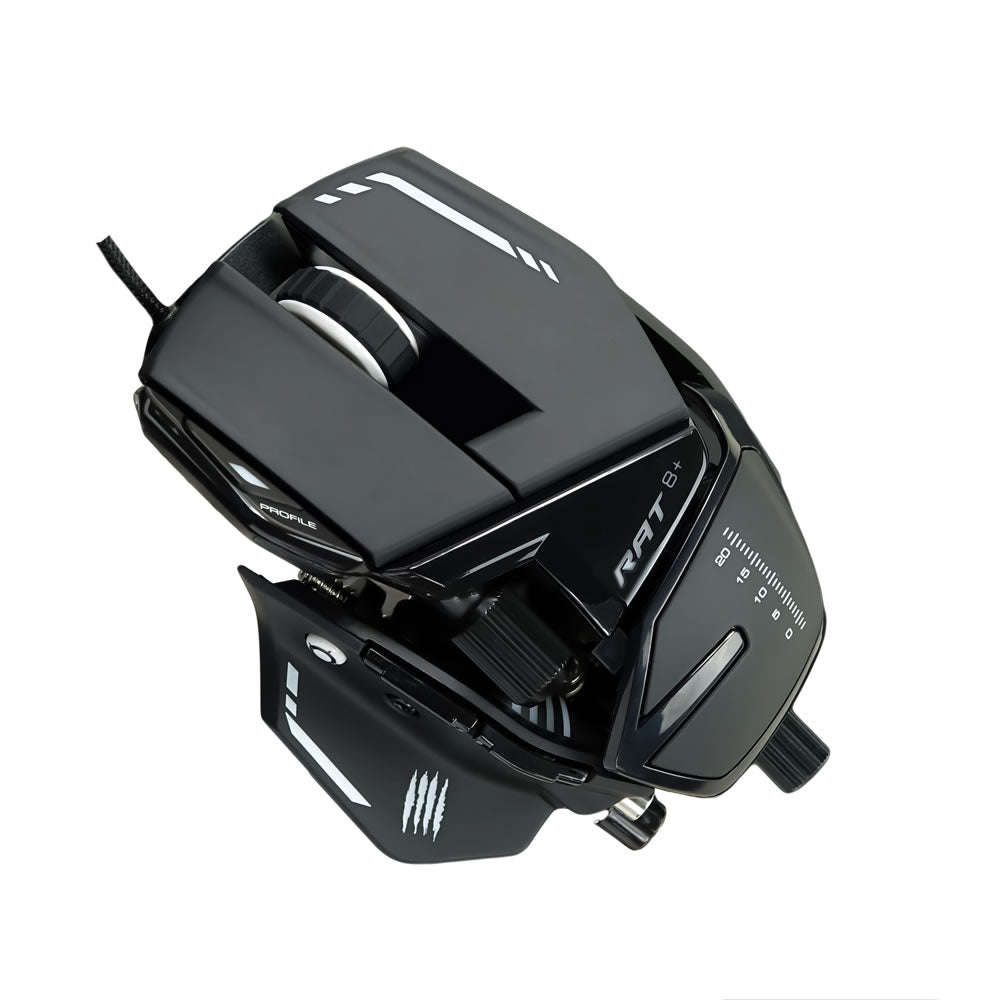 Mad Catz R.A.T. 8+ Wired Fully Adjustable Gaming Mouse - Black