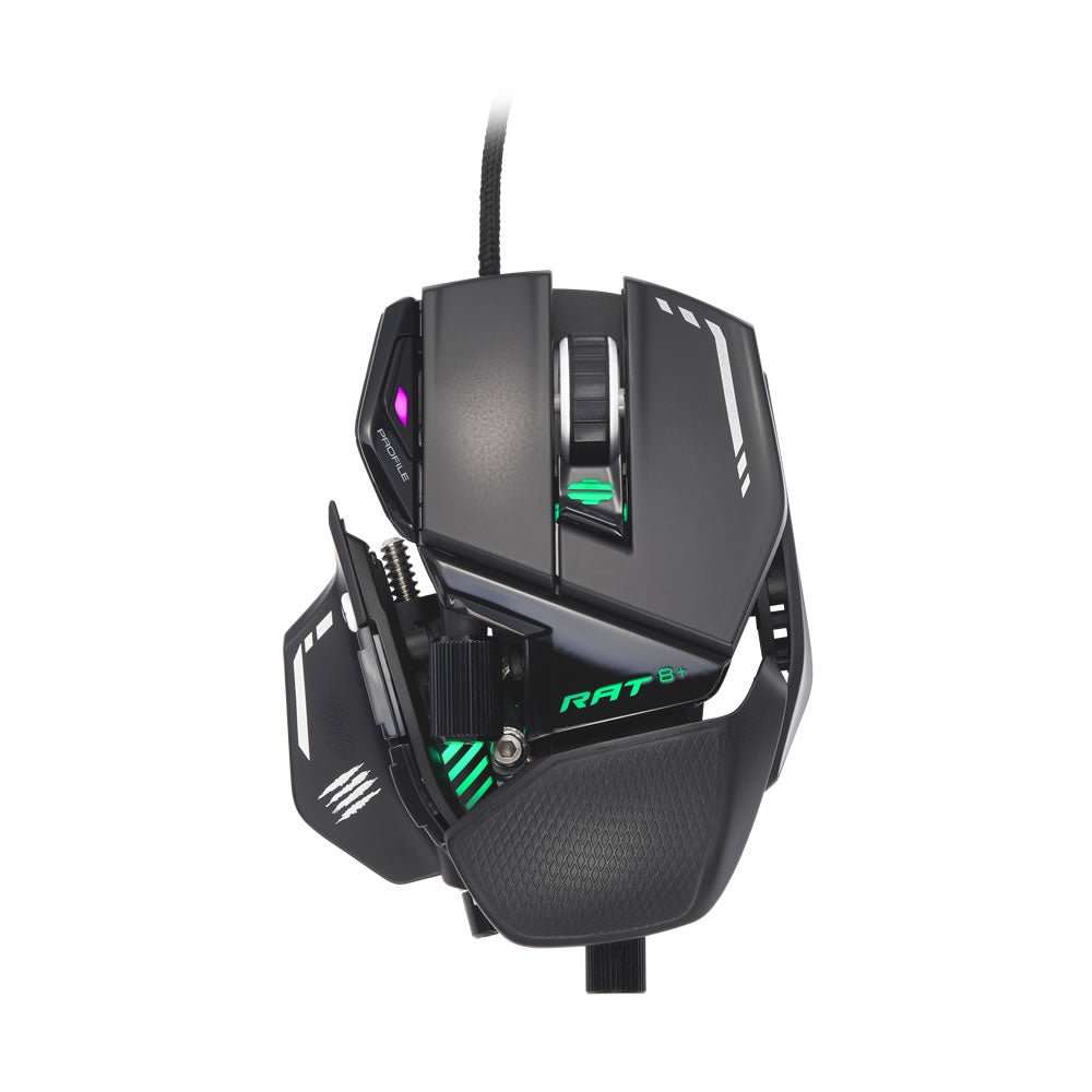 Mad Catz R.A.T. 8+ Wired Fully Adjustable Gaming Mouse - Black