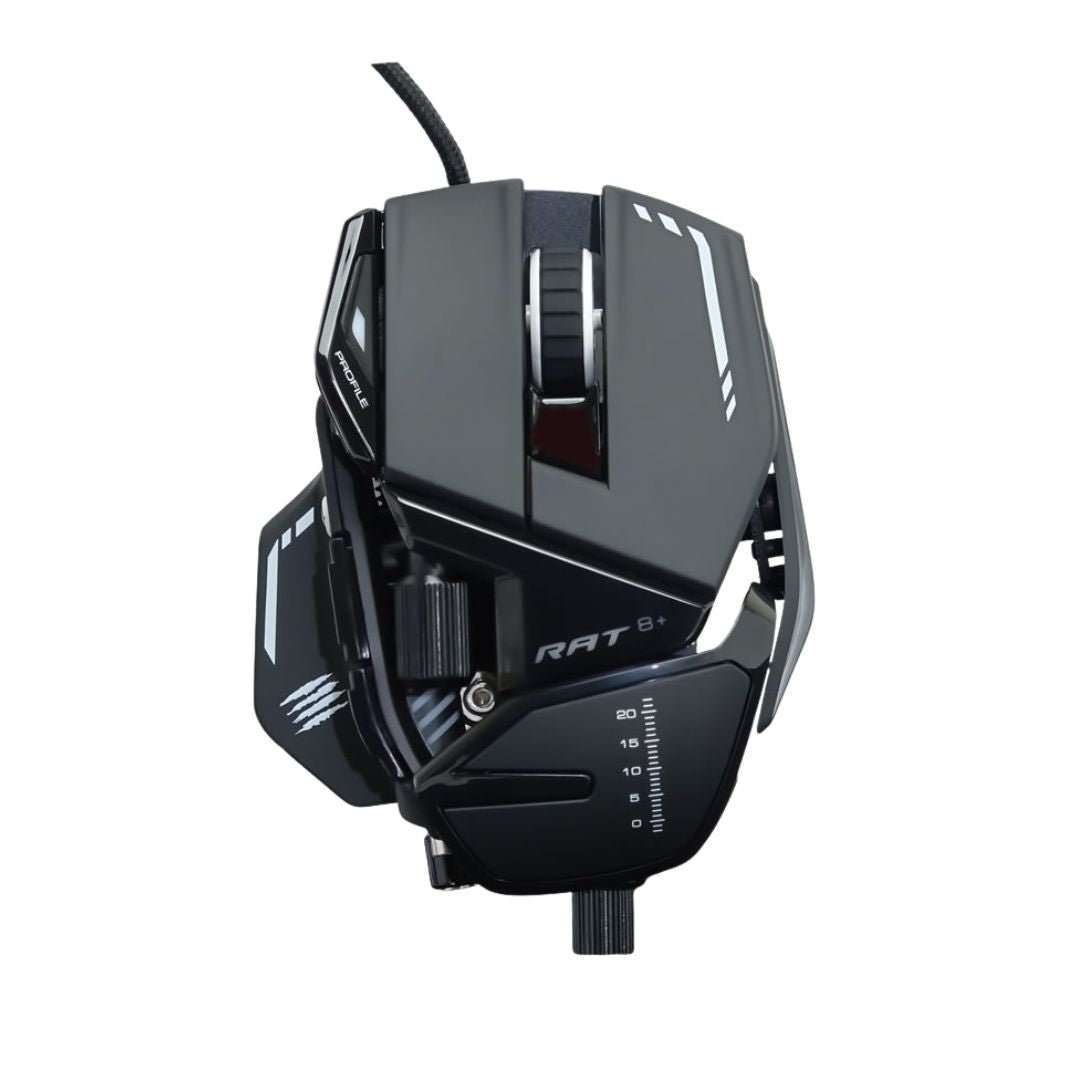 Mad Catz R.A.T. 8+ Wired Fully Adjustable Gaming Mouse - Black