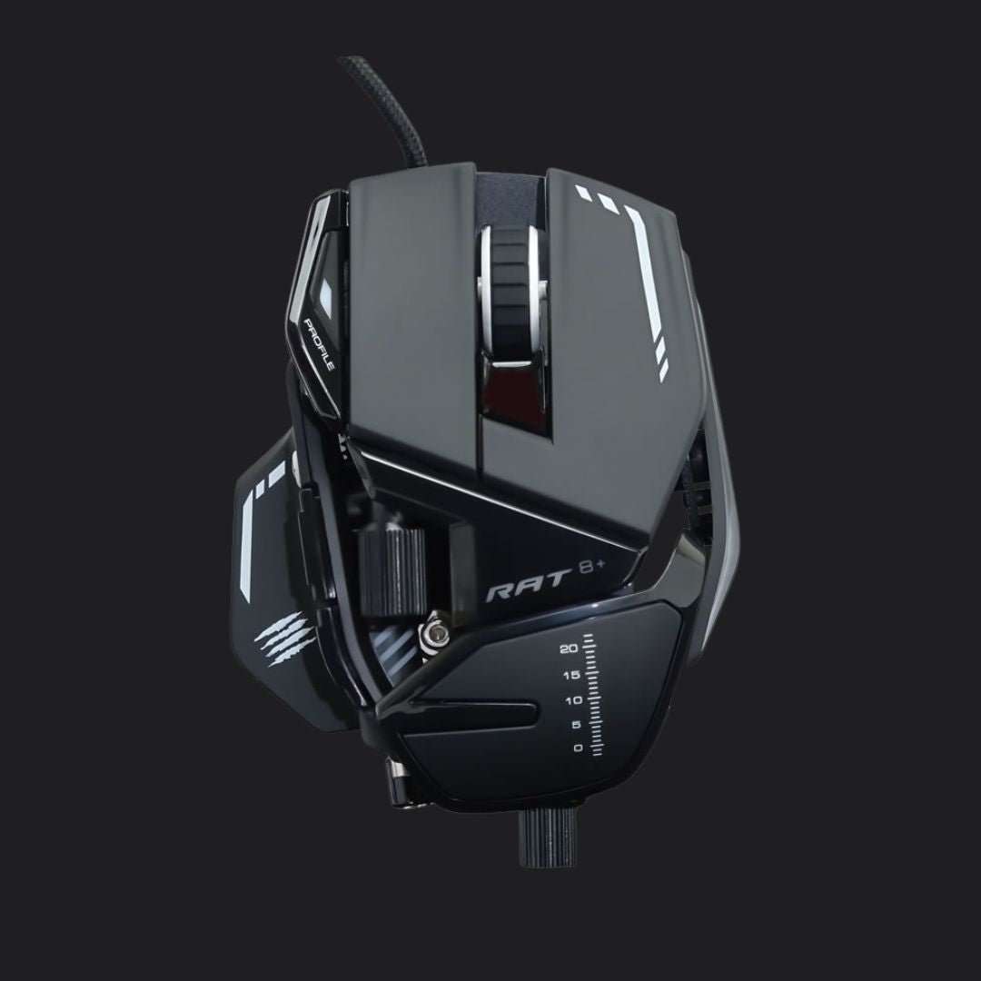 Mad Catz R.A.T. 8+ Wired Fully Adjustable Gaming Mouse - Black