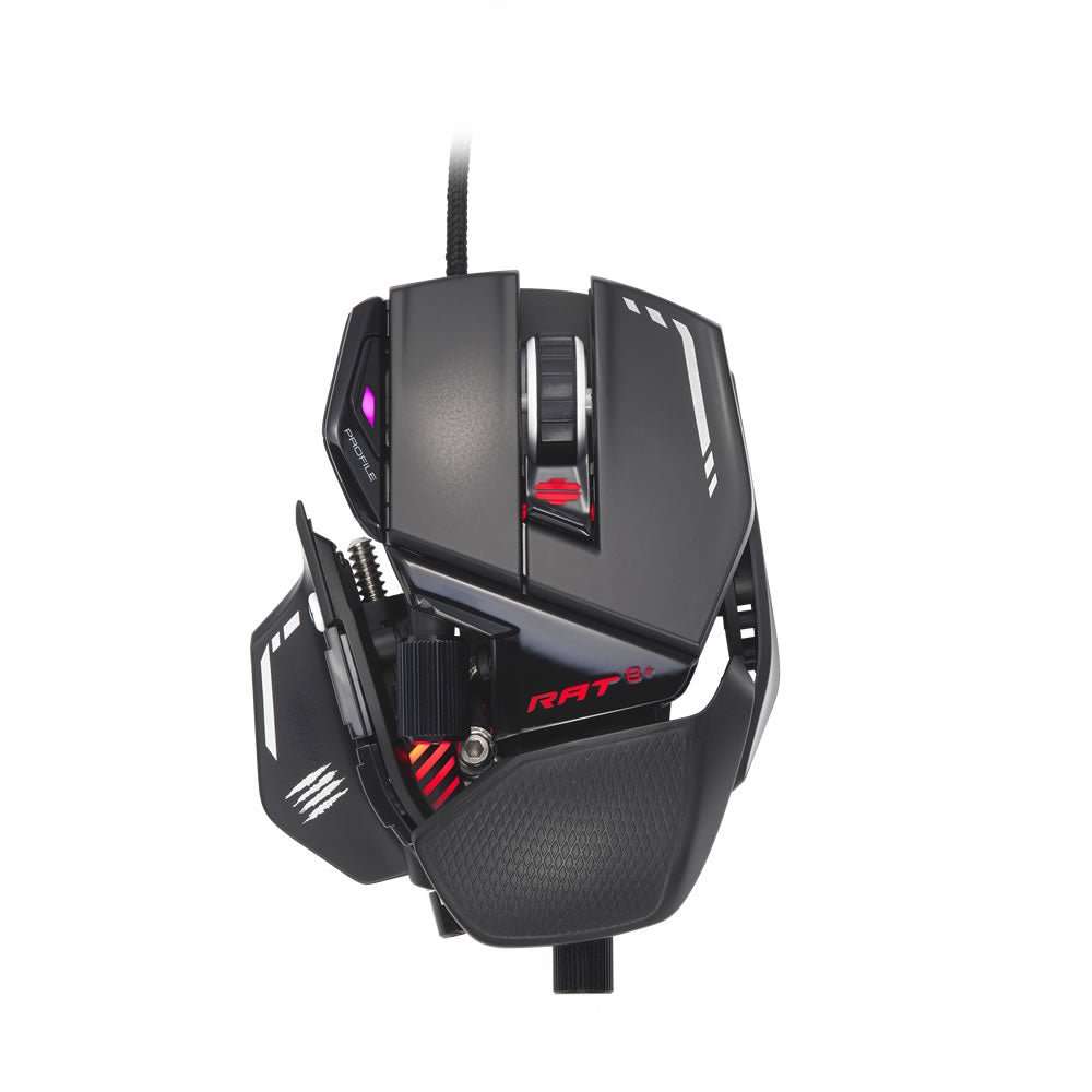 Mad Catz R.A.T. 8+ Wired Fully Adjustable Gaming Mouse - Black