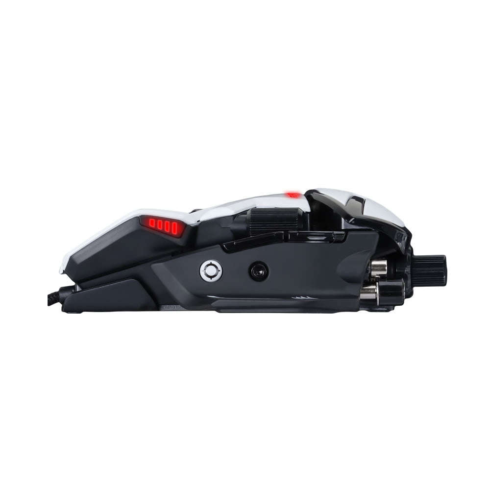 Mad Catz R.A.T. 8+ Wired Fully Adjustable Gaming Mouse - White