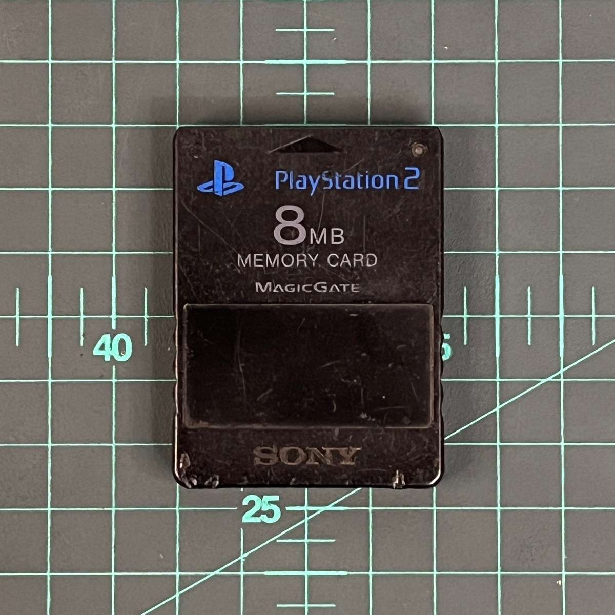 Memory Card: 8MB | Black | Playstation 2 | PS2 | Accessories