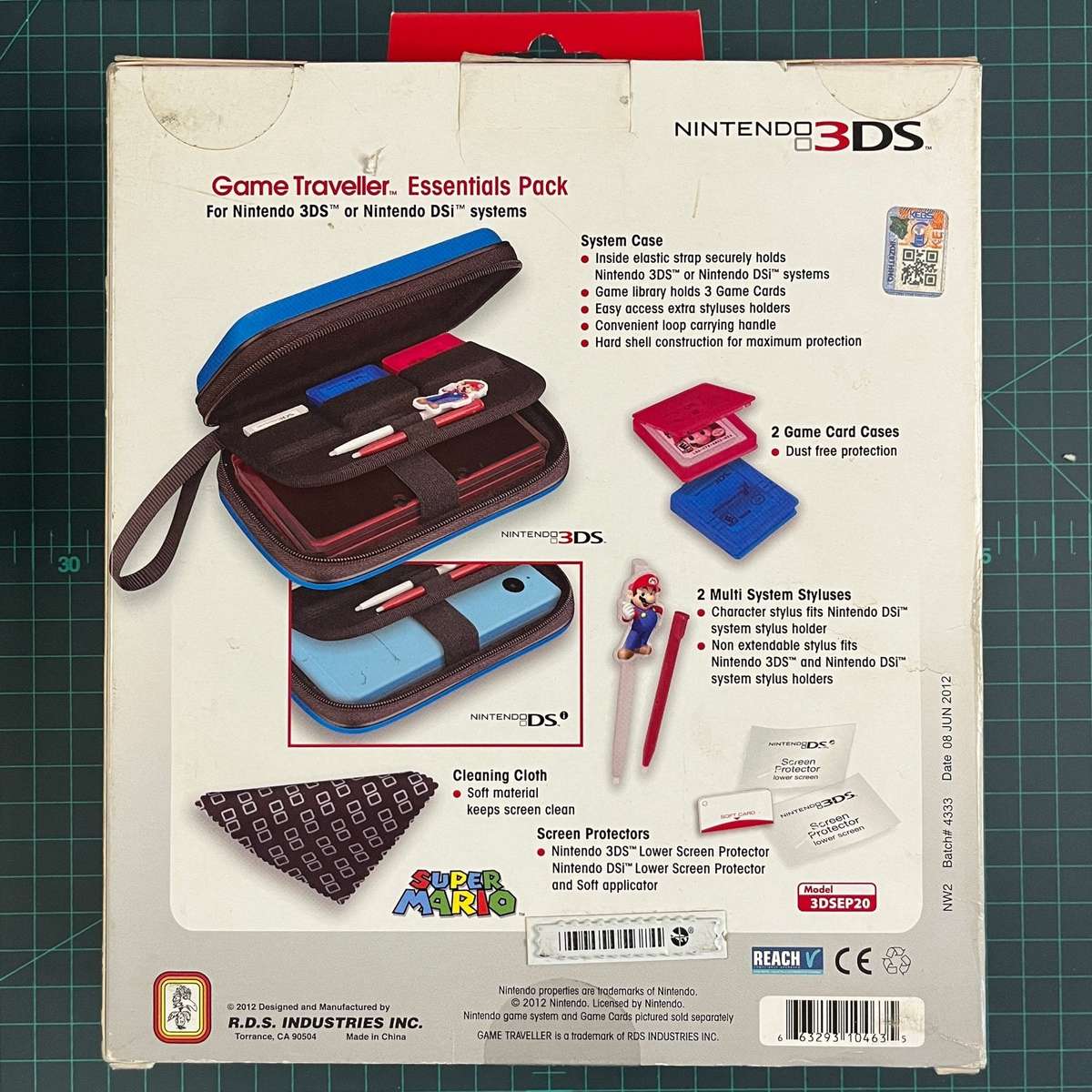 Nintendo Game Traveller Essentials Pack | Mario | 3DS | Accessories | New CIB