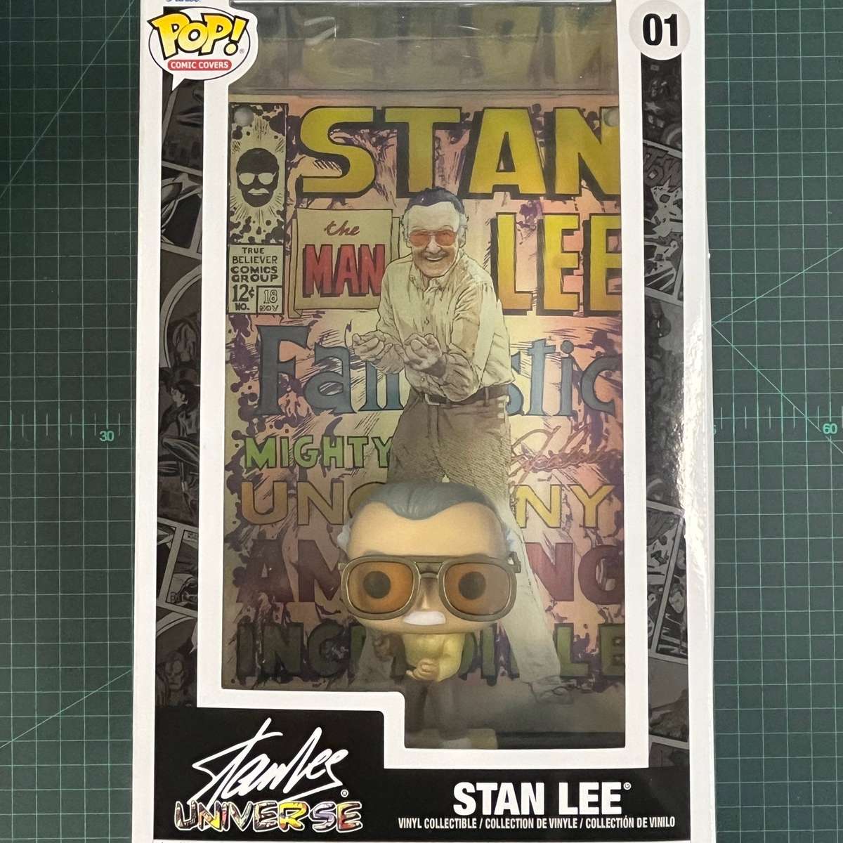 Stan Lee | #1 | Marvel Comic Covers: Stan Lee | Funko Pop | Collectible | Toy | In DMG Box