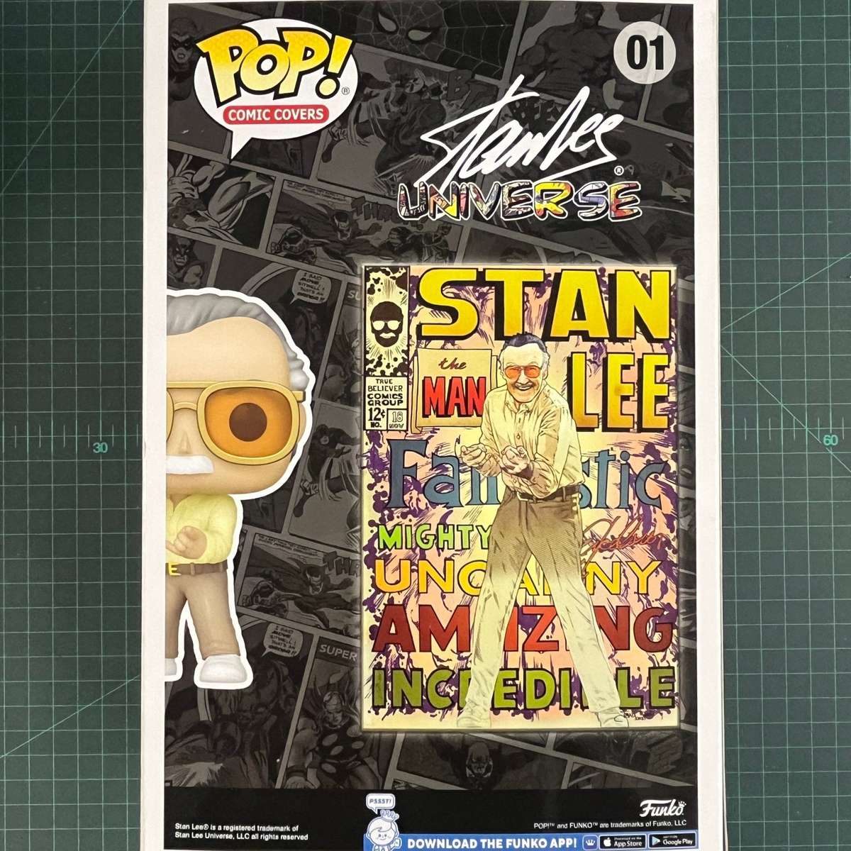 Stan Lee | #1 | Marvel Comic Covers: Stan Lee | Funko Pop | Collectible | Toy | In DMG Box