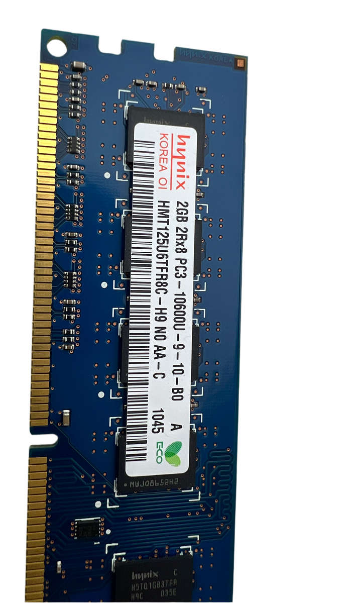 2GB 2Rx8 PC3 - 10600U - 9 - 10 - BO DDR3 Ram (Tested)