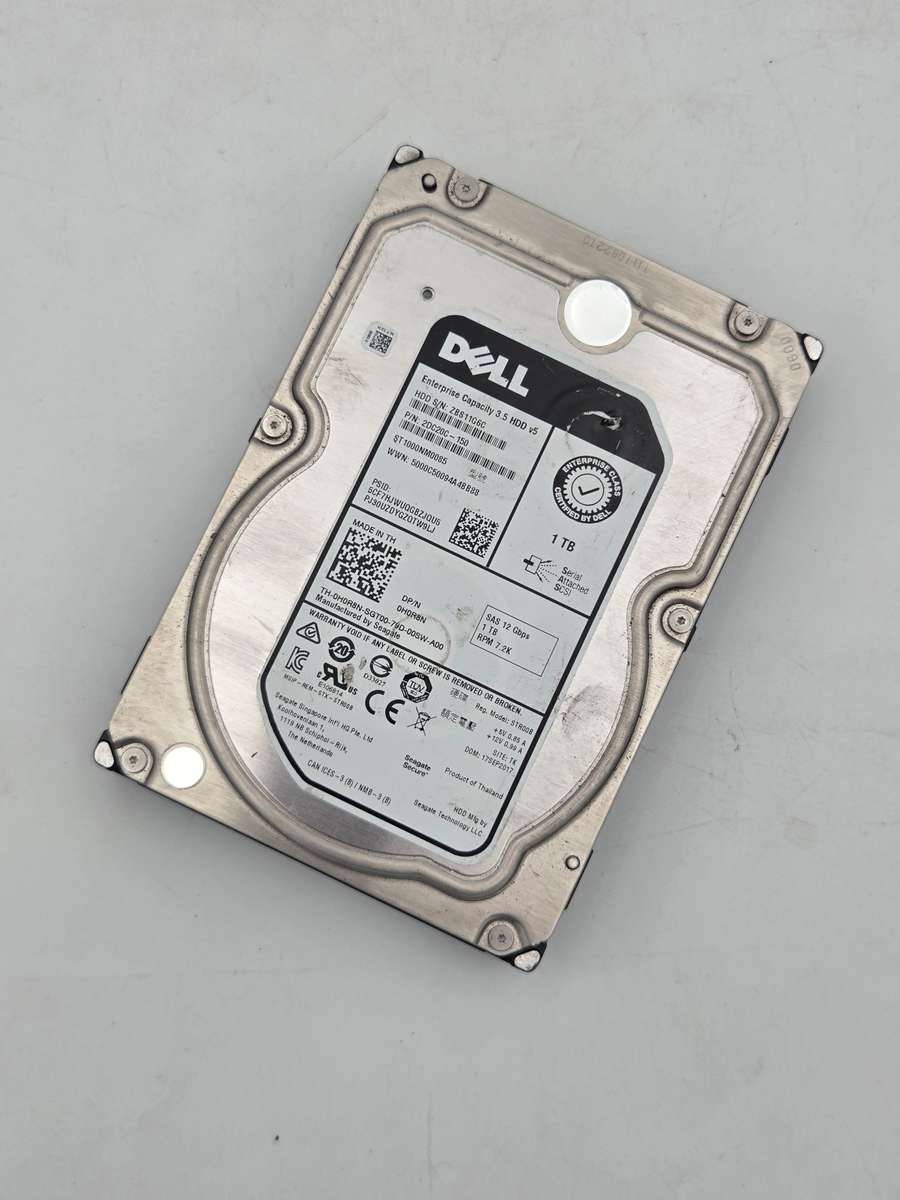 Dell Enterprise Capacity 1.0TB Hard Drive (4) Test Results In Images