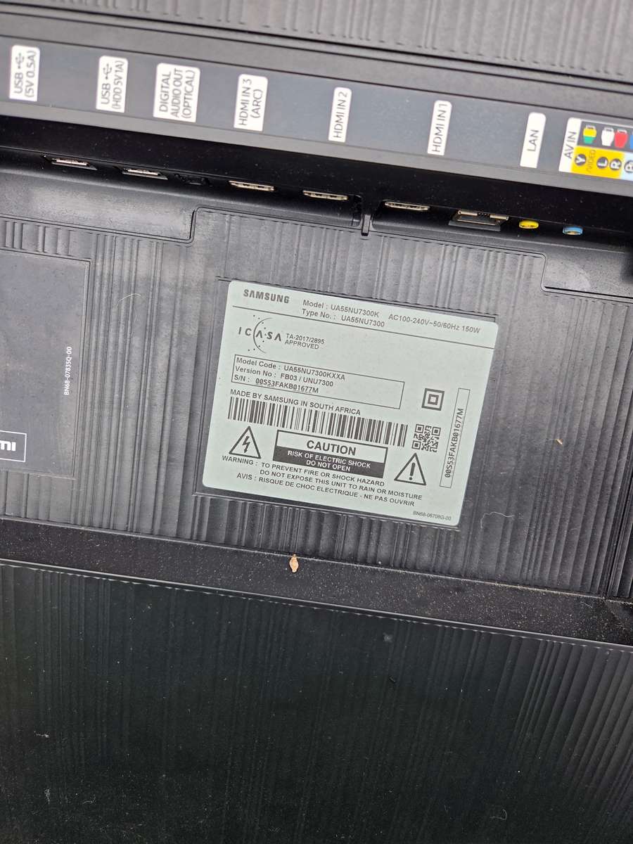Samsung UA55NU7300K Internal Ribbon Cables / Main Board to Panel Cables (Pair) | Tested & Working
