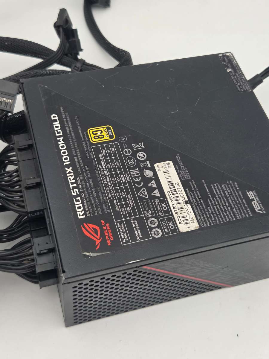 ASUS ROG Strix 1000W 80 Plus Gold Modular Power Supply | ROG-STRIX-1000G (Fully Tested)