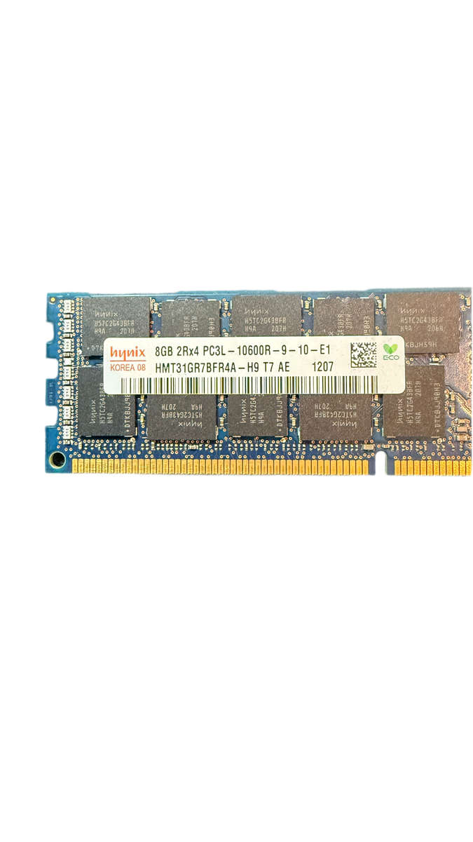 8GB 2Rx4 PC3L 10600R-9-10-E1 Hynix Ram