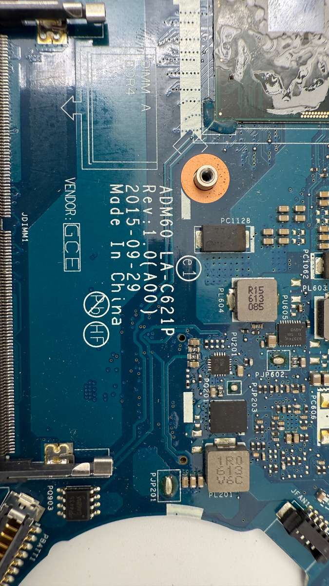 Genuine ADM60 LA-C621PRev: 1.0(400) Dell E5270 Motherboard