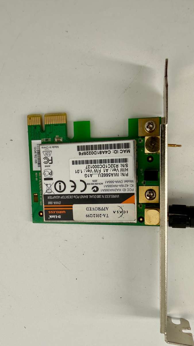 D-Link DWA-566 PCIe desktop Wi-Fi adapter