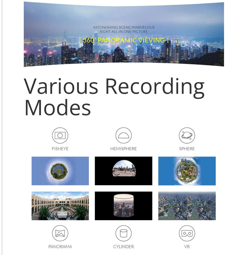 360 WiFi Action Camera