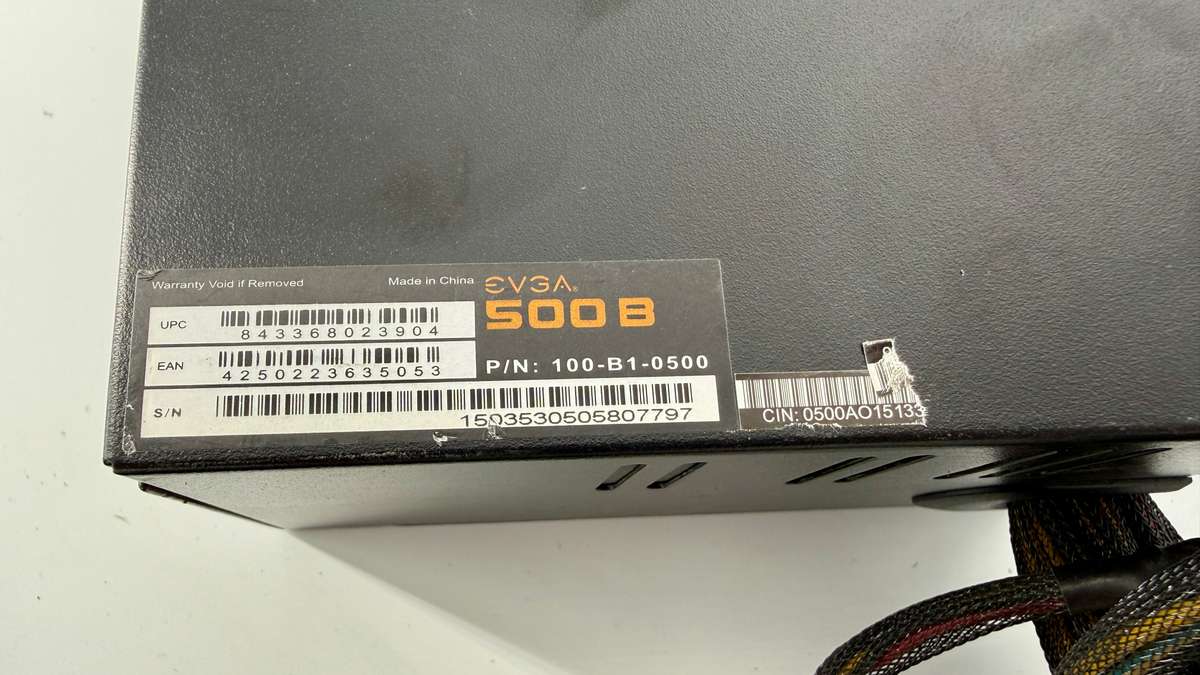 EVGA 100-B1-0500-KR 500B 500W 80 Plus Bronze Certified Desktop Power Supply