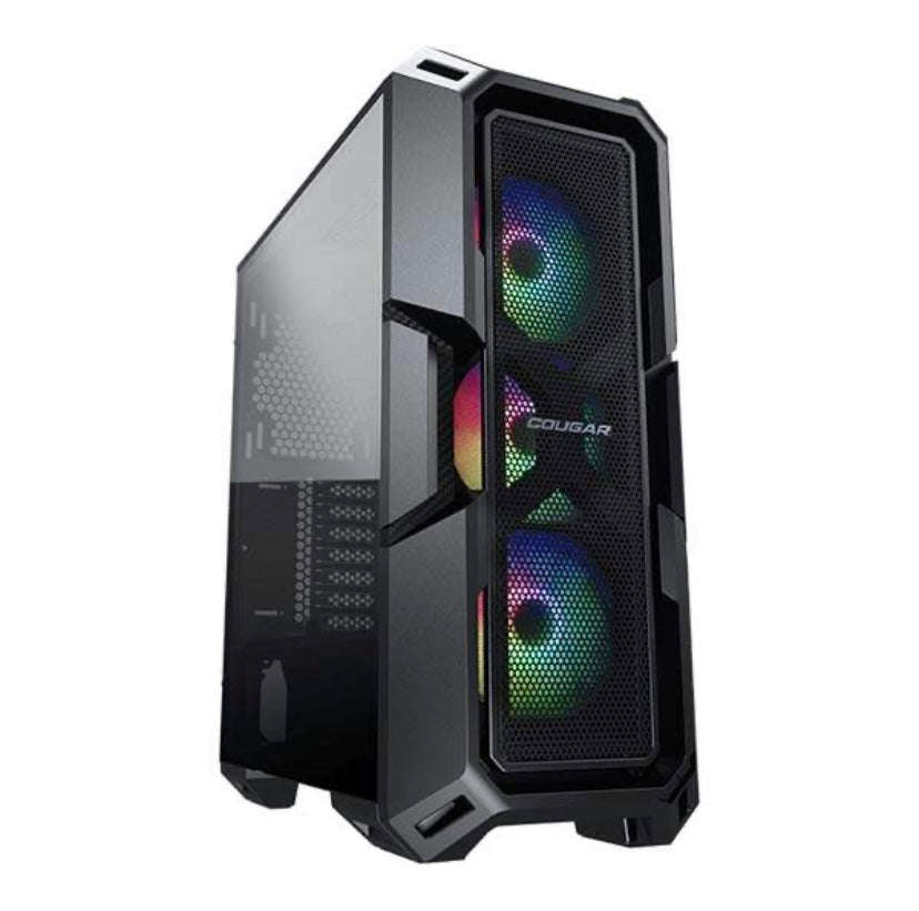 New Cougar MX440 Mesh RGB Gaming Desktop Case Including ARGB Built in Controller and 3 ARGB Fans