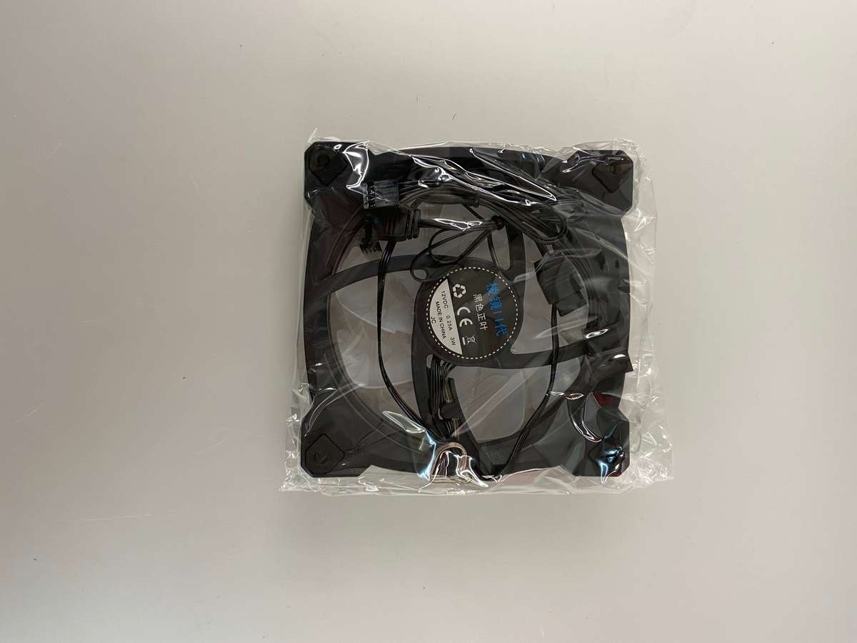 12cm ARGB Black Case Fan