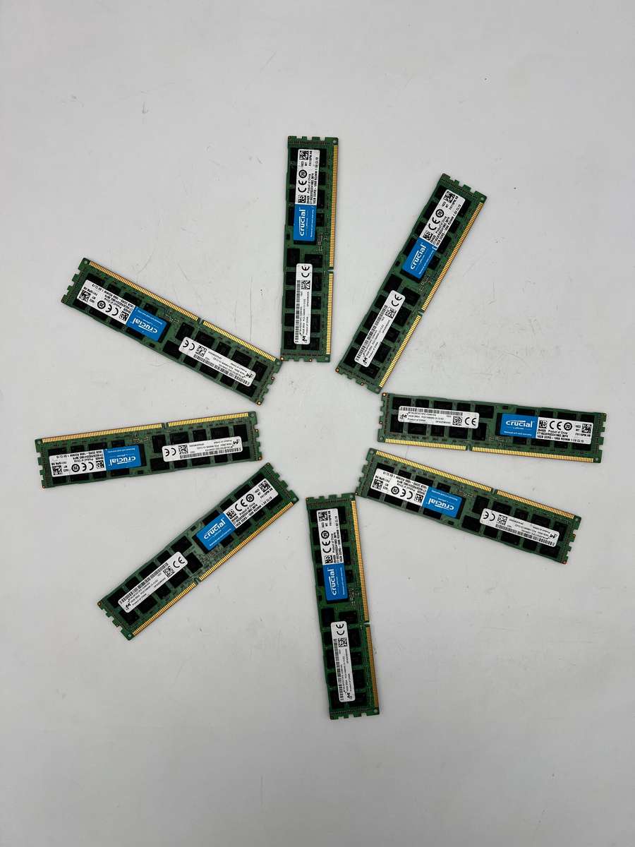 Crucial 16GB DDR3 14900 RAM server-grade registered ECC memory module 1866 MHz - Sold individually