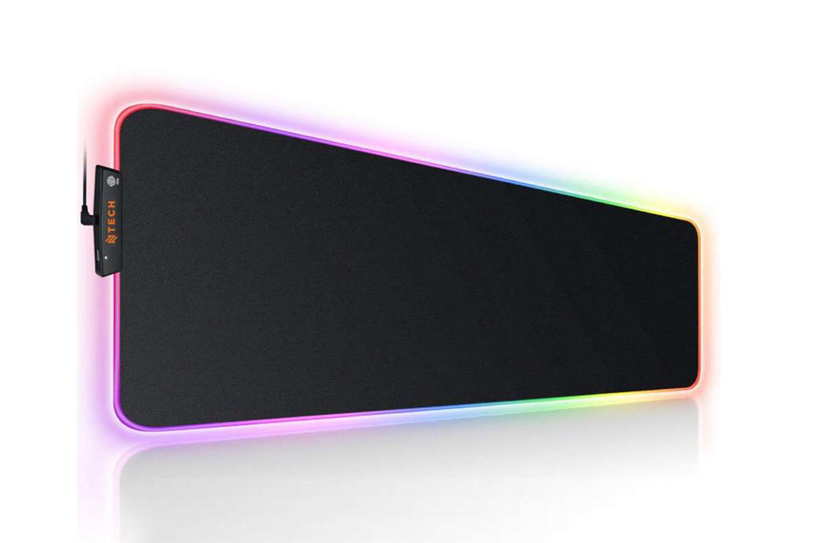 Ntech RGB LED Colour Changing XXL Gaming Mouse Pad New/Damaged Box/ Repackaged