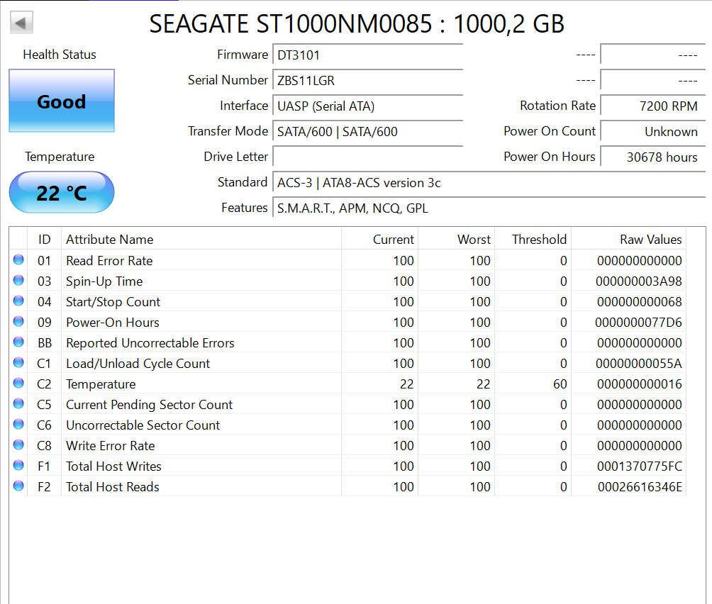 Dell Enterprise Capacity 1.0TB Hard Drive (3) Test Results In Images