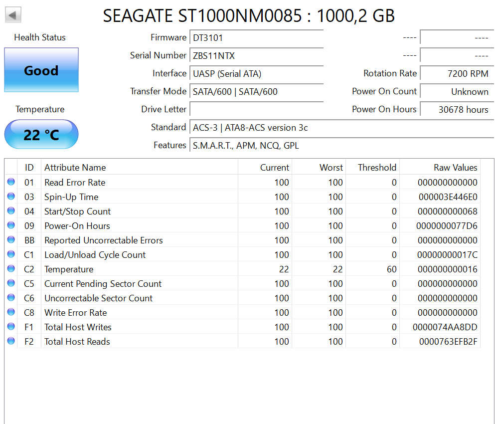 Dell Enterprise Capacity 1.0TB Hard Drive (3) Test Results In Images
