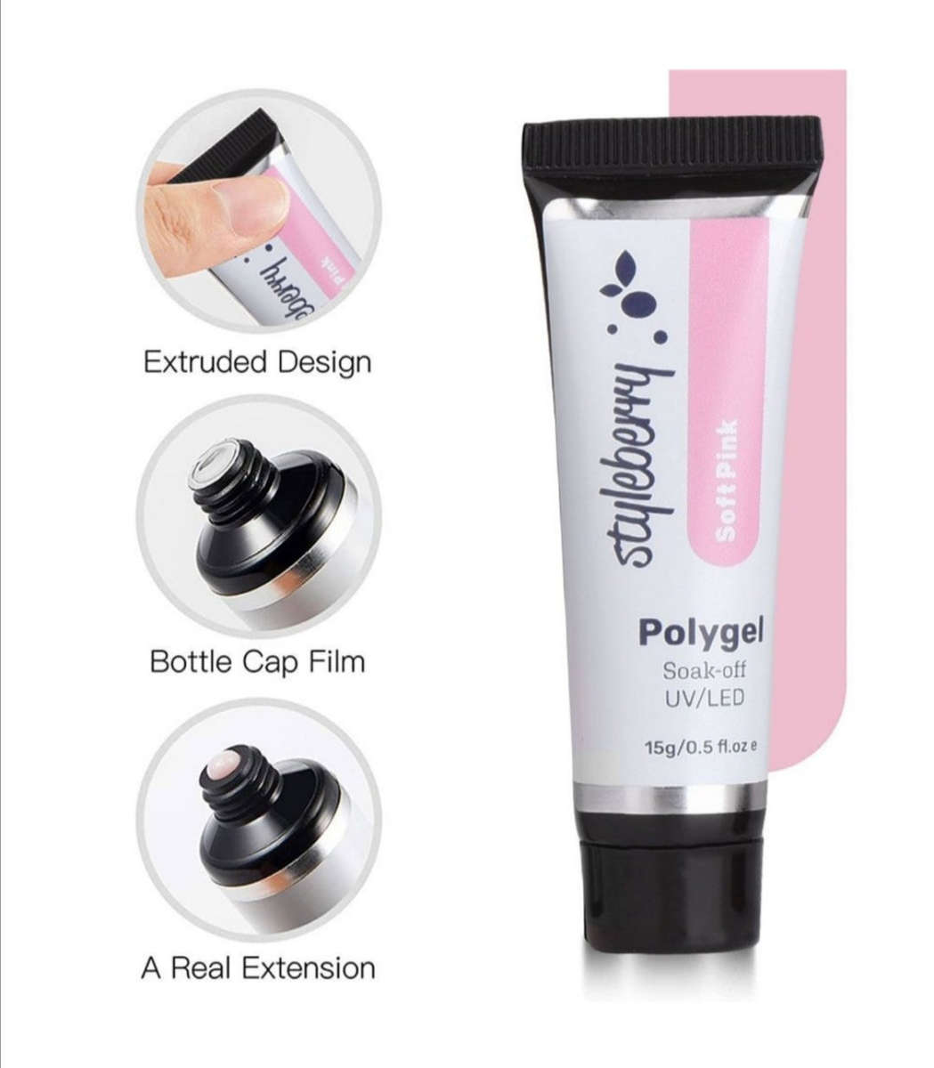 Polygel Nail Extension Kit With Tips
