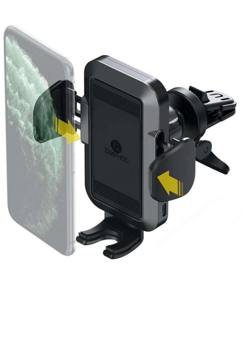 Automatic Car Phone Mount, USB or Battery Powered