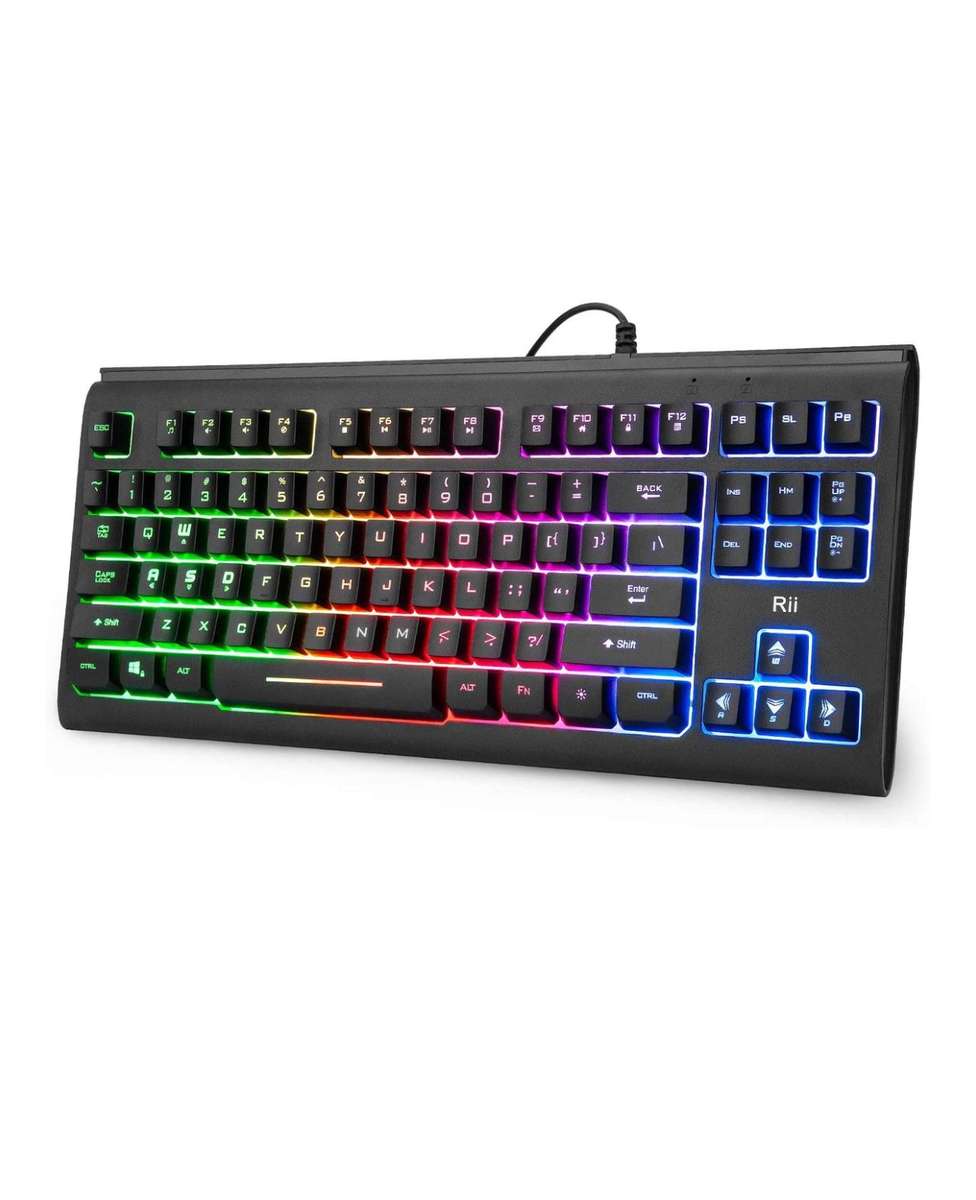 Rii RK104 RGB Wired Gaming Backlit Keyboard