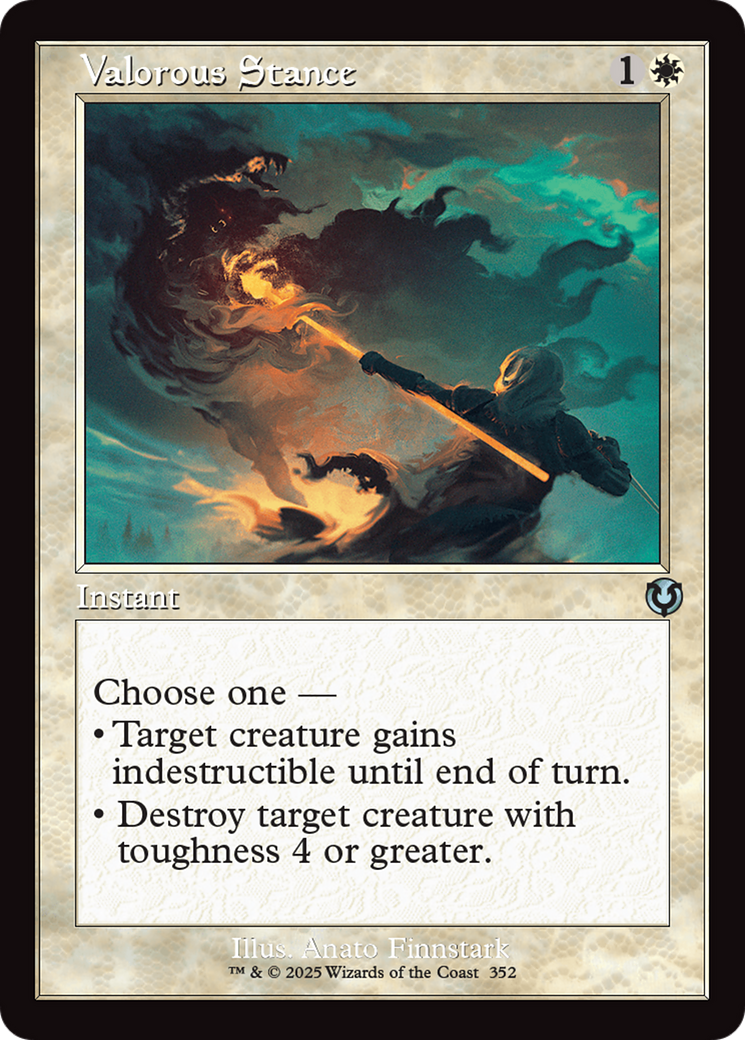 Valorous Stance (Retro Frame) (INR-352) - Innistrad Remastered