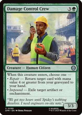 Damage Control Crew (SPM-099) - Marvel's Spider-Man Foil