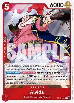 Alvida (OP15-003) - Adventure on Kami's Island Foil