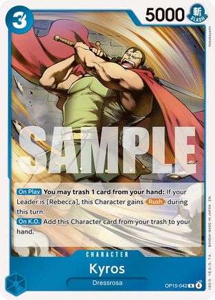 Kyros (OP15-042) - Adventure on Kami's Island Foil