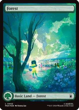 Forest (0442) (Surge Foil) (MSH-442) - Marvel Super Heroes Foil