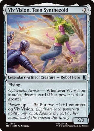 Viv Vision, Teen Synthezoid (MSH-256) - Marvel Super Heroes