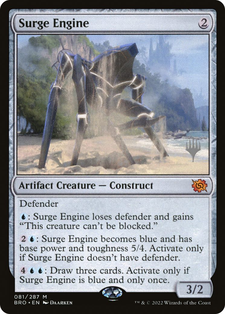 Surge Engine (PPBRO-081) - The Brothers' War Promos Foil