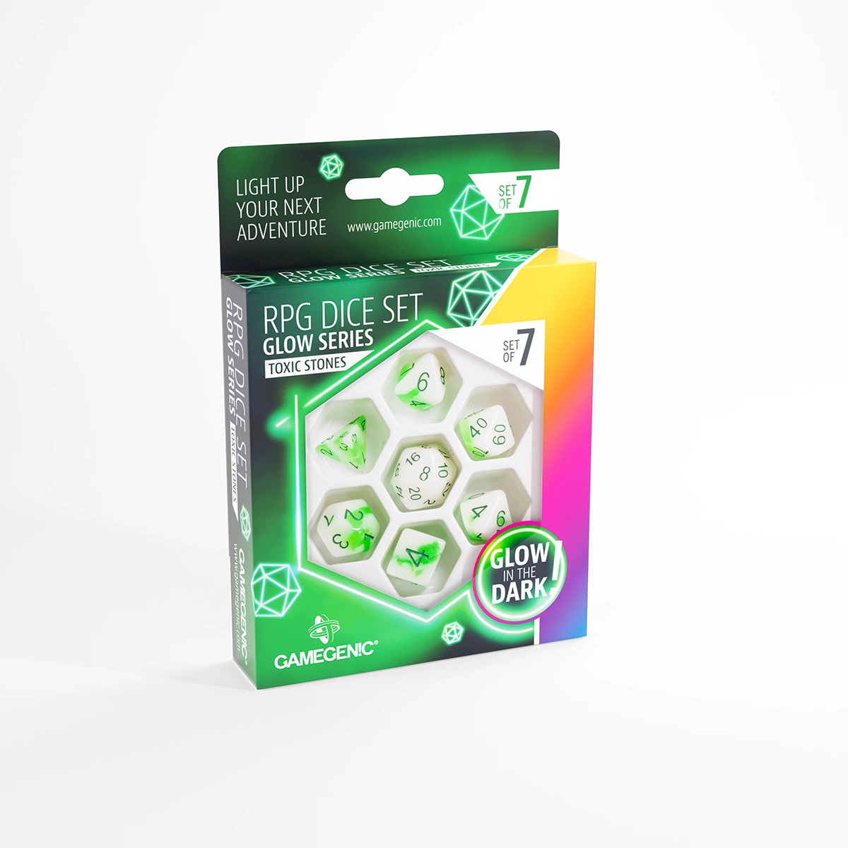 Gamegenic - RPG Dice Set (Glow Series)