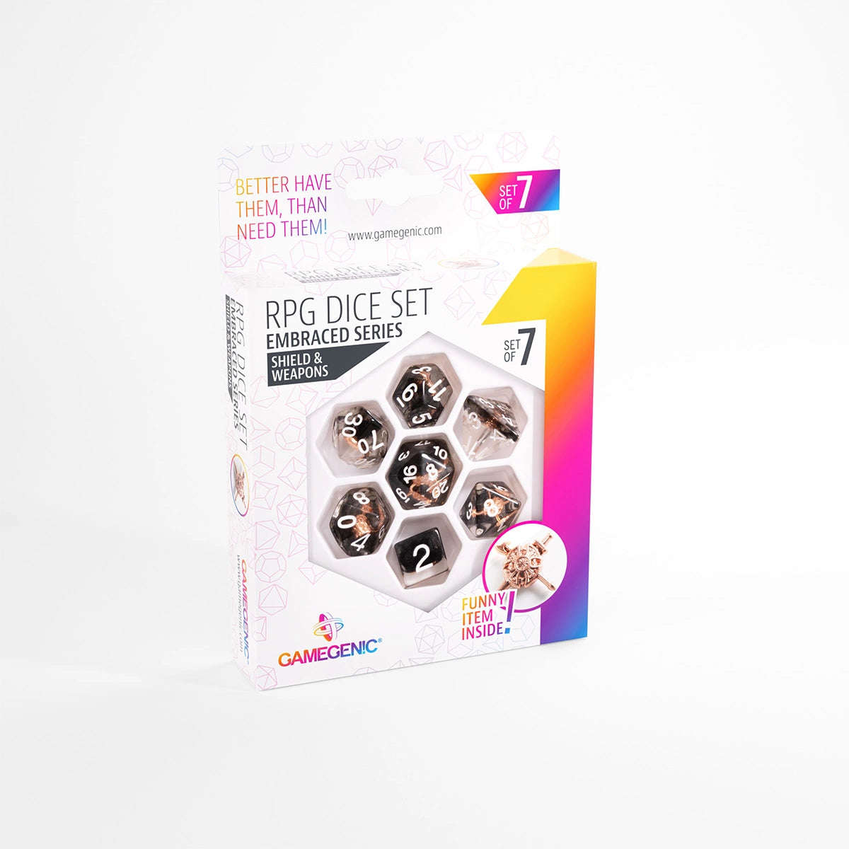 Gamegenic - RPG Dice Set (Embraced Series)