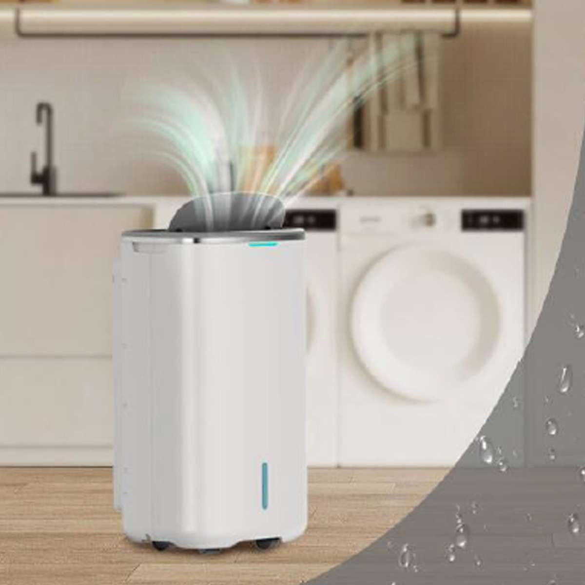 Crystal Aire 8L Desiccant Dehumidifier  Efficient Moisture Control for Every Season