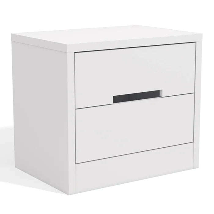 Puerta 2-Drawer Nightstand Pedestal