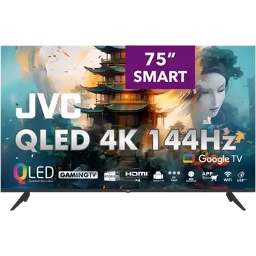JVC 75 QLED Google Smart TV
