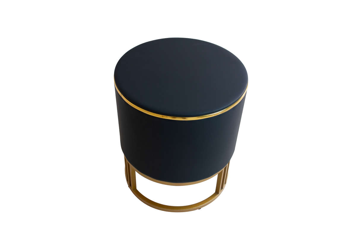 Amora Rounded Leather Pedestal