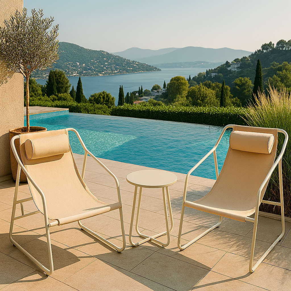 Palermo 3-Piece Outdoor Bistro Set