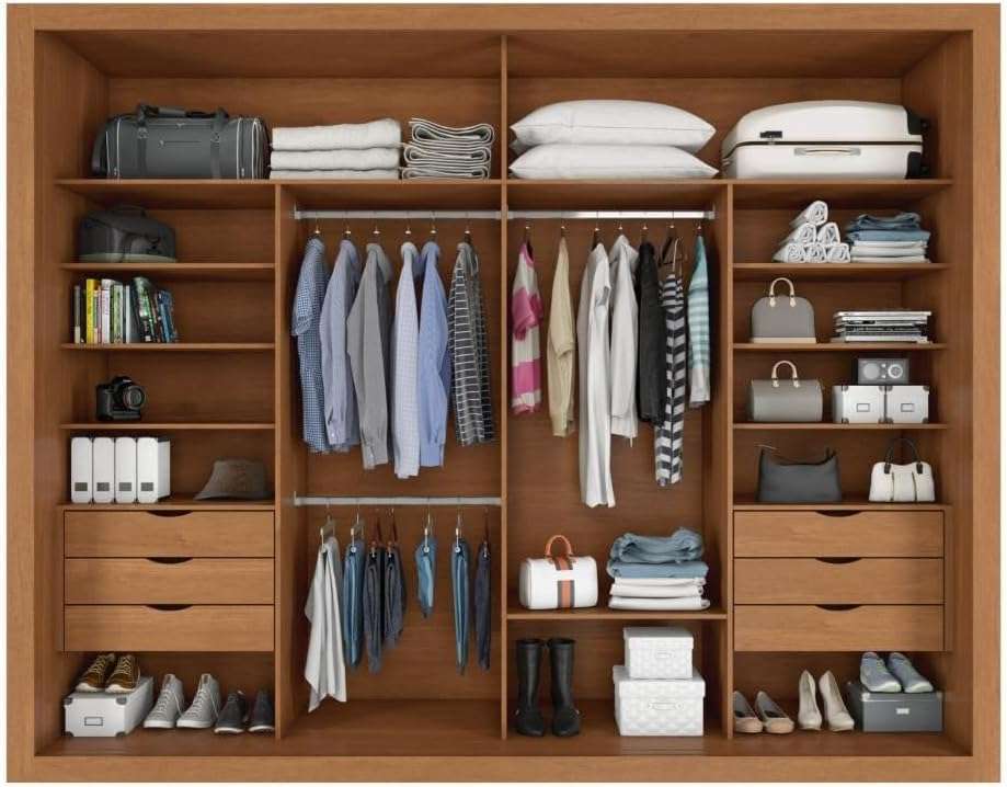 Coliseu 2-Door 6-Drawer Wardrobe